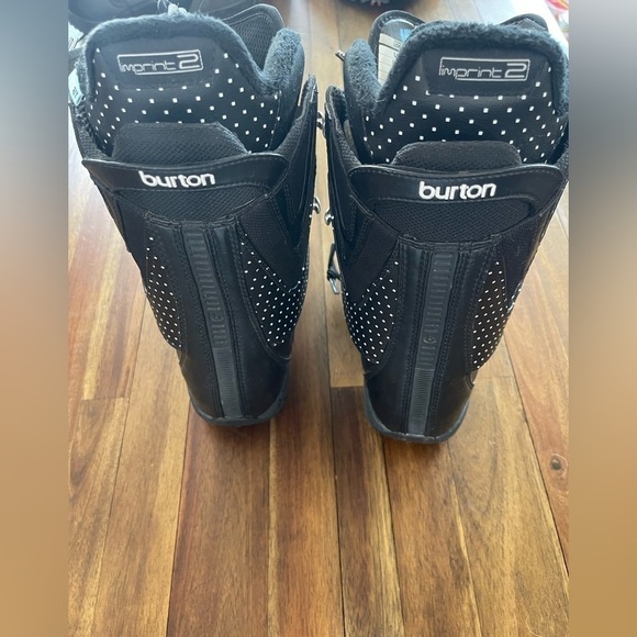 Burton Lodi snowboarding boots polka dot black and white - Picture 4 of 6